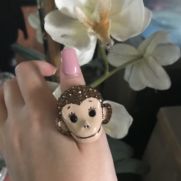 Betsey Johnson Jewelry - Betsy Johnson Monkey Ring size 71/2